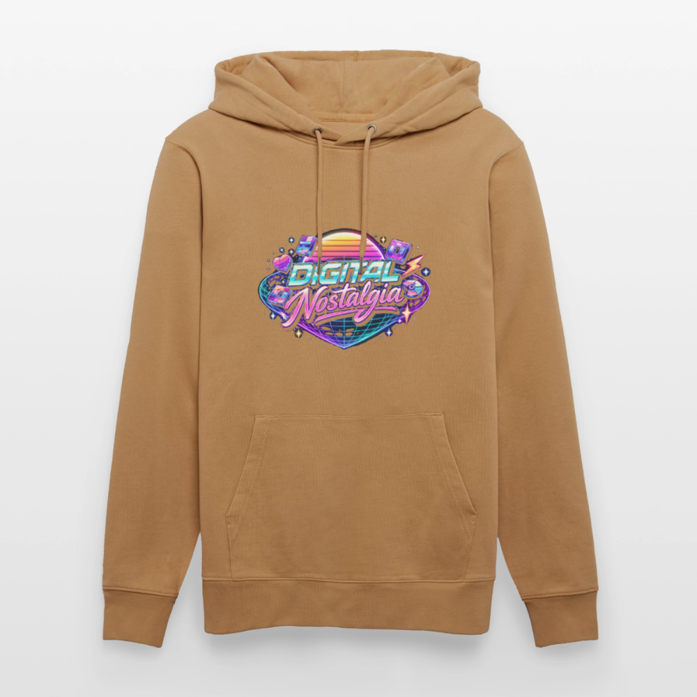 Organic Hoody - Retro Future Wave - latte
