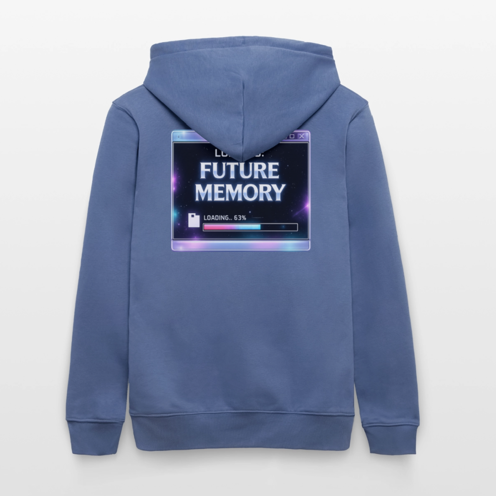 Organic Hoody - Future Memory - bright blue