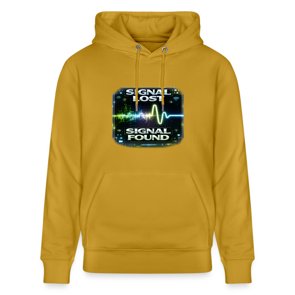 Organic Hoody - Signal Restored - ochre