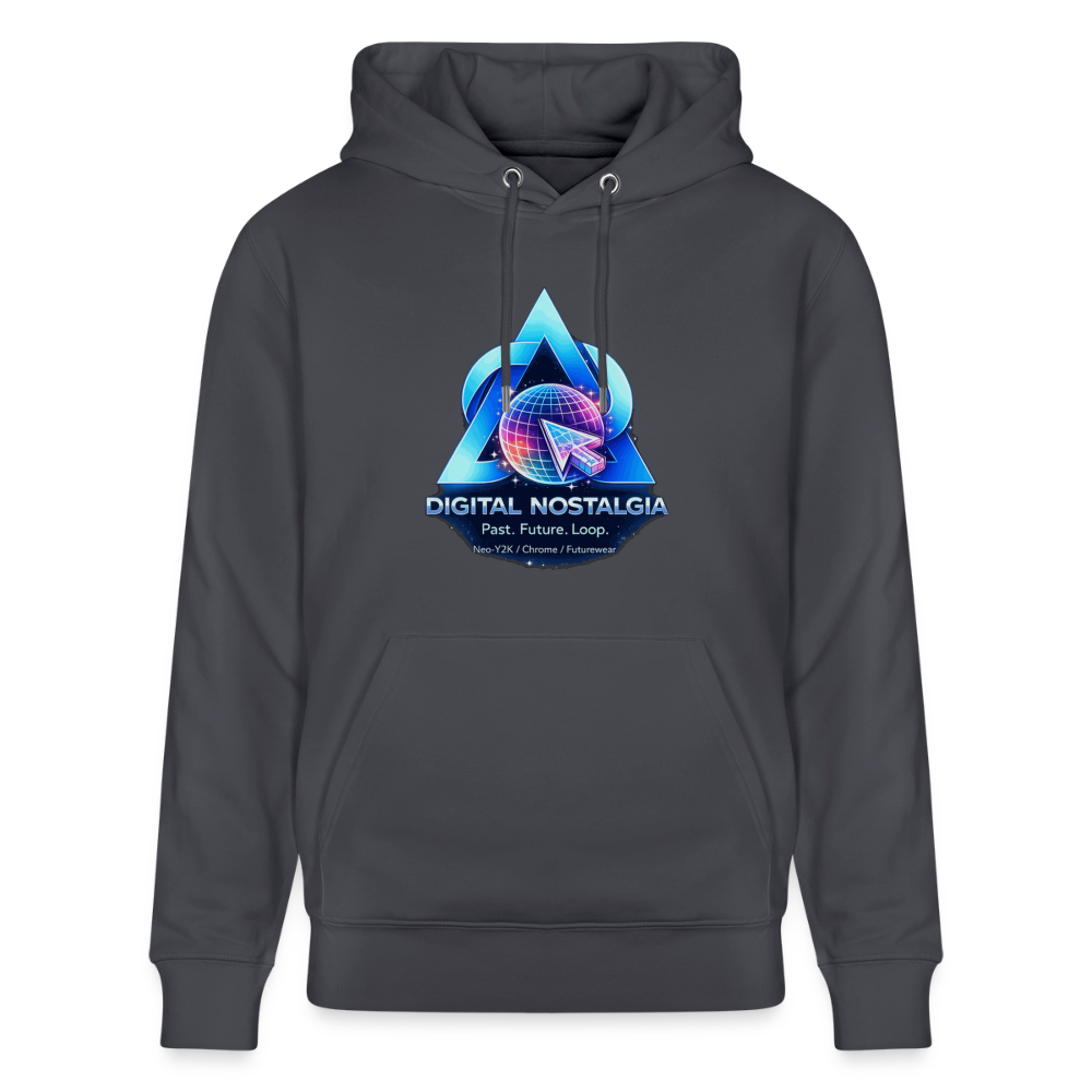 Organic Hoody - Eternal Quantum Era - indigo blue