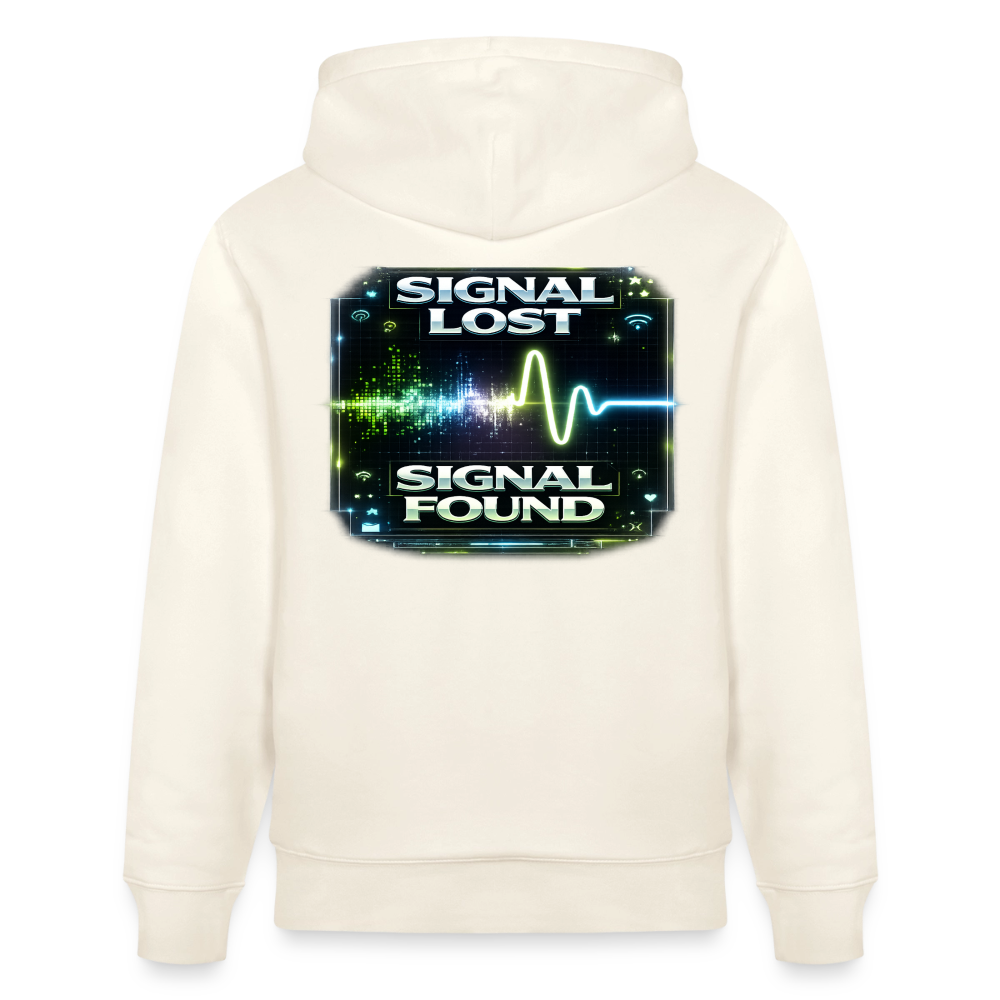 Organic Hoody - Signal Restored - natural white