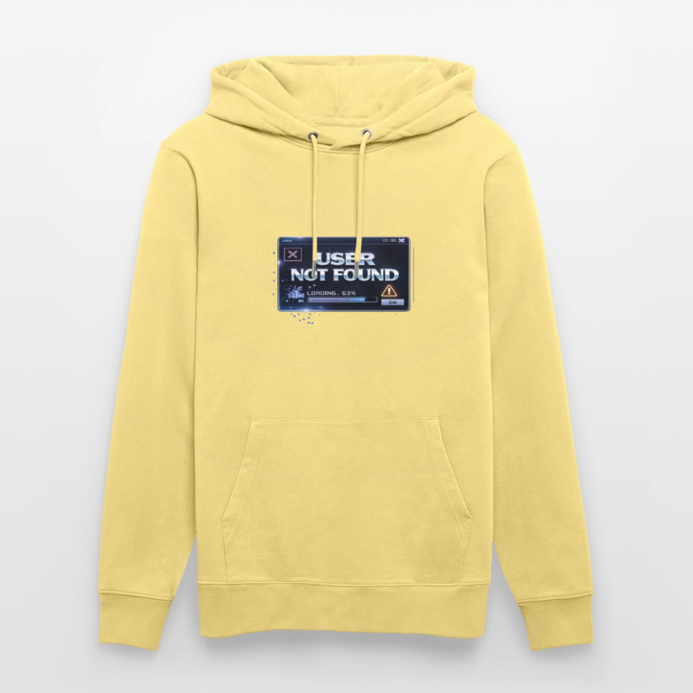 Organic Hoody - User Not Found - viva yellow 