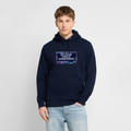 Organic Hoody - Sentience Loading Now - navy