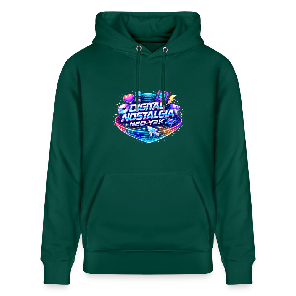Organic Hoody - Neo Y2K Revival - forest