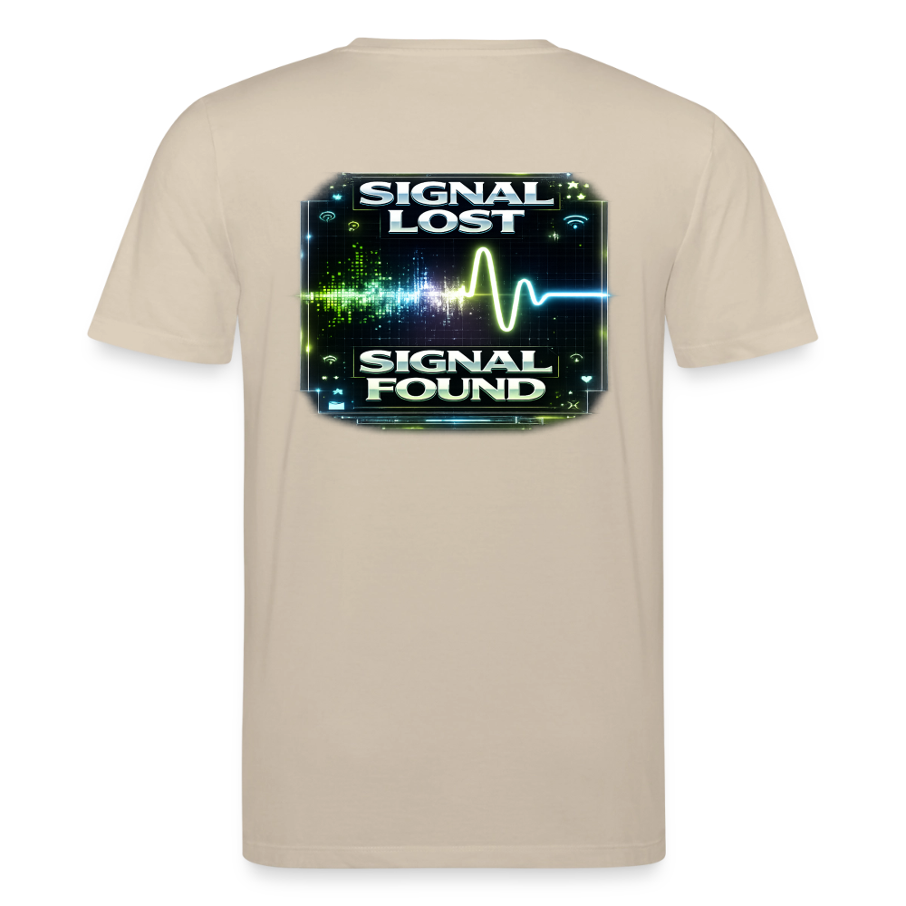 Organic T-Shirt - Signal Restored - beige