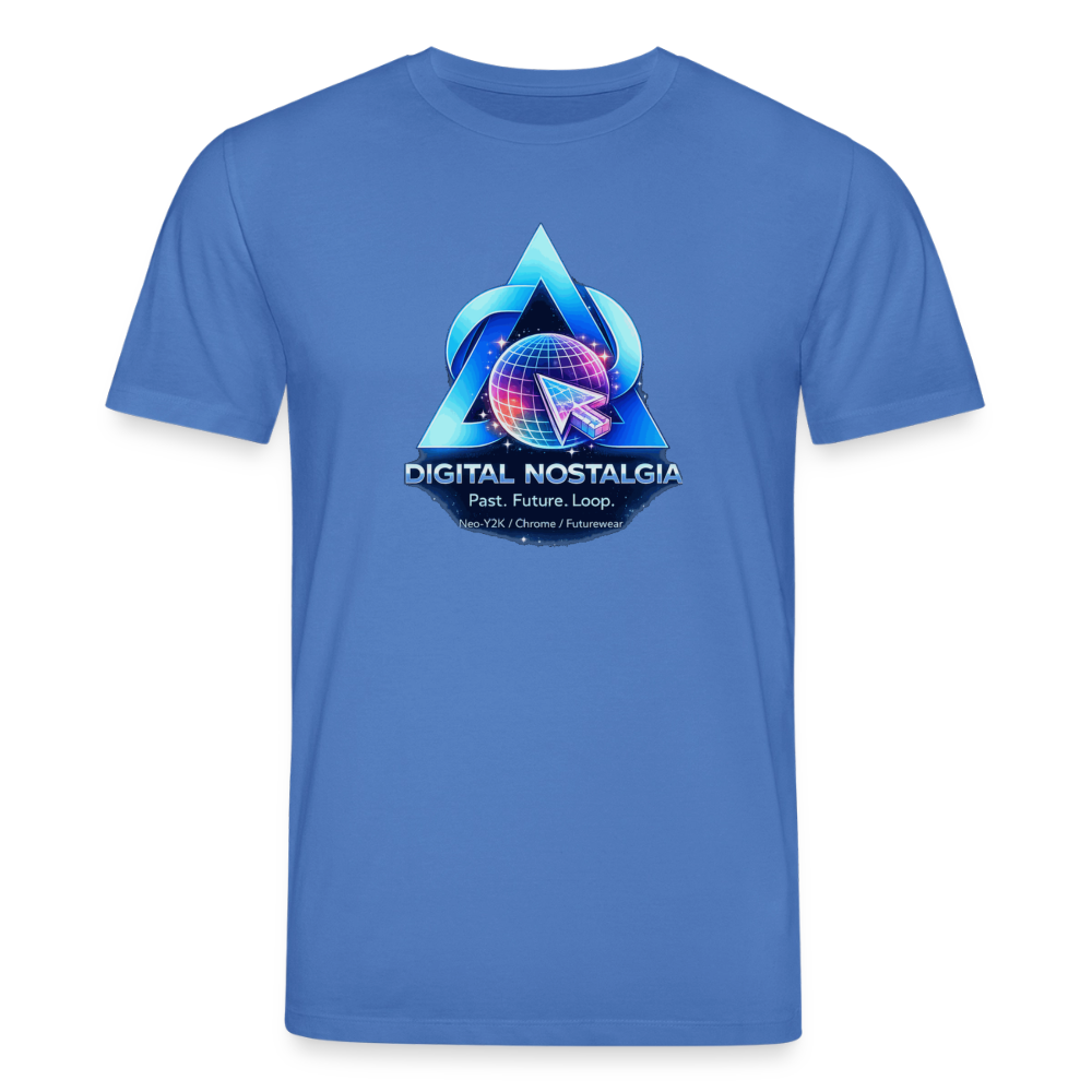 Organic T-Shirt - Eternal Quantum Era - mindful blue