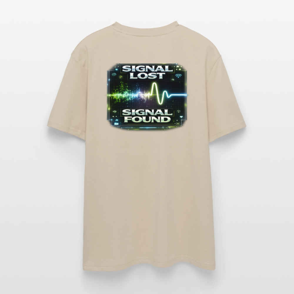 Organic T-Shirt - Signal Restored - beige