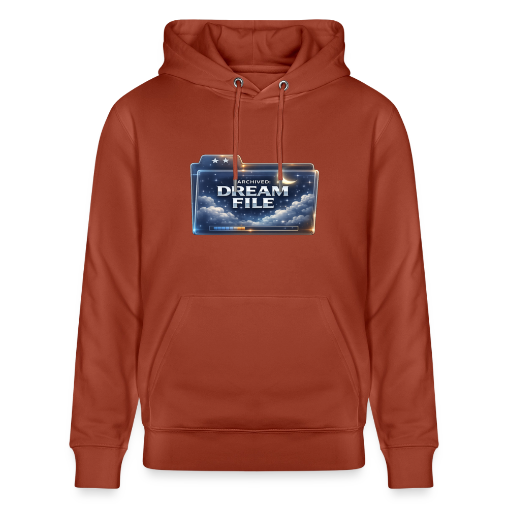 Organic Hoody - Archived Dream File - heritage brown