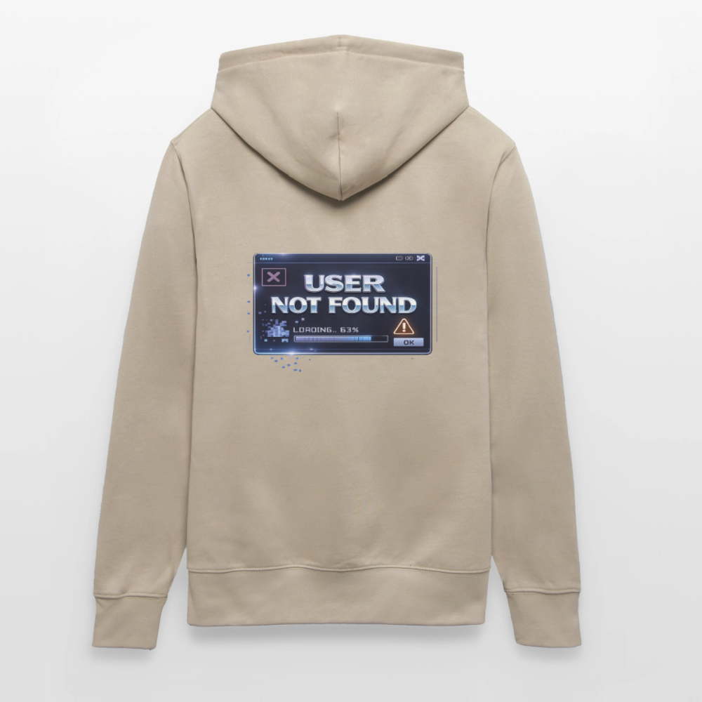 Organic Hoody - User Not Found - beige