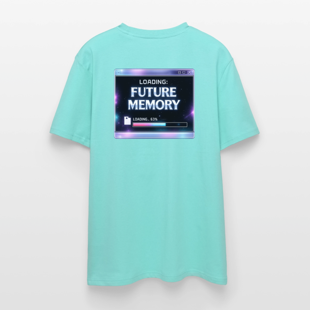Organic T-Shirt - Future Memory - pool blue