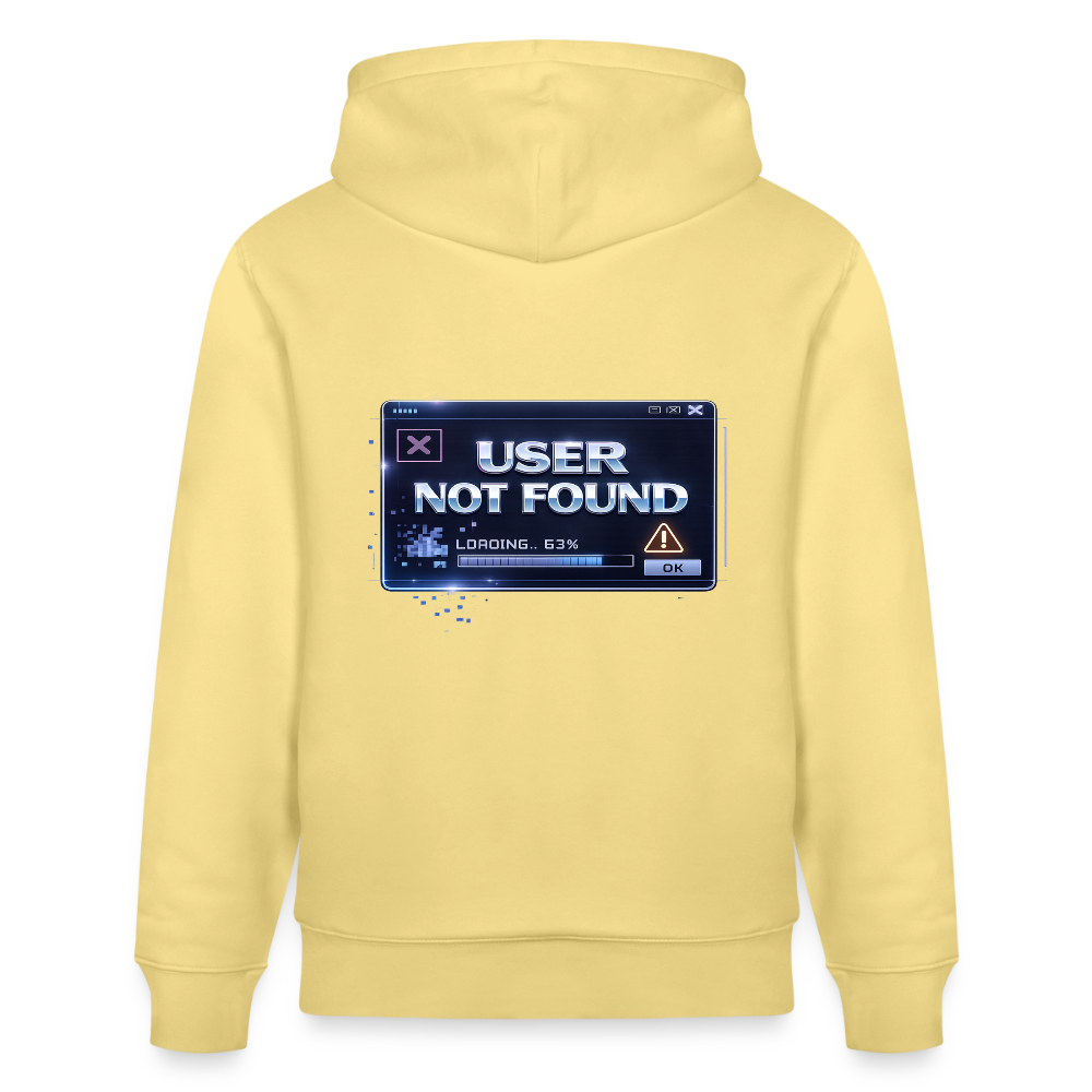 Organic Hoody - User Not Found - viva yellow 