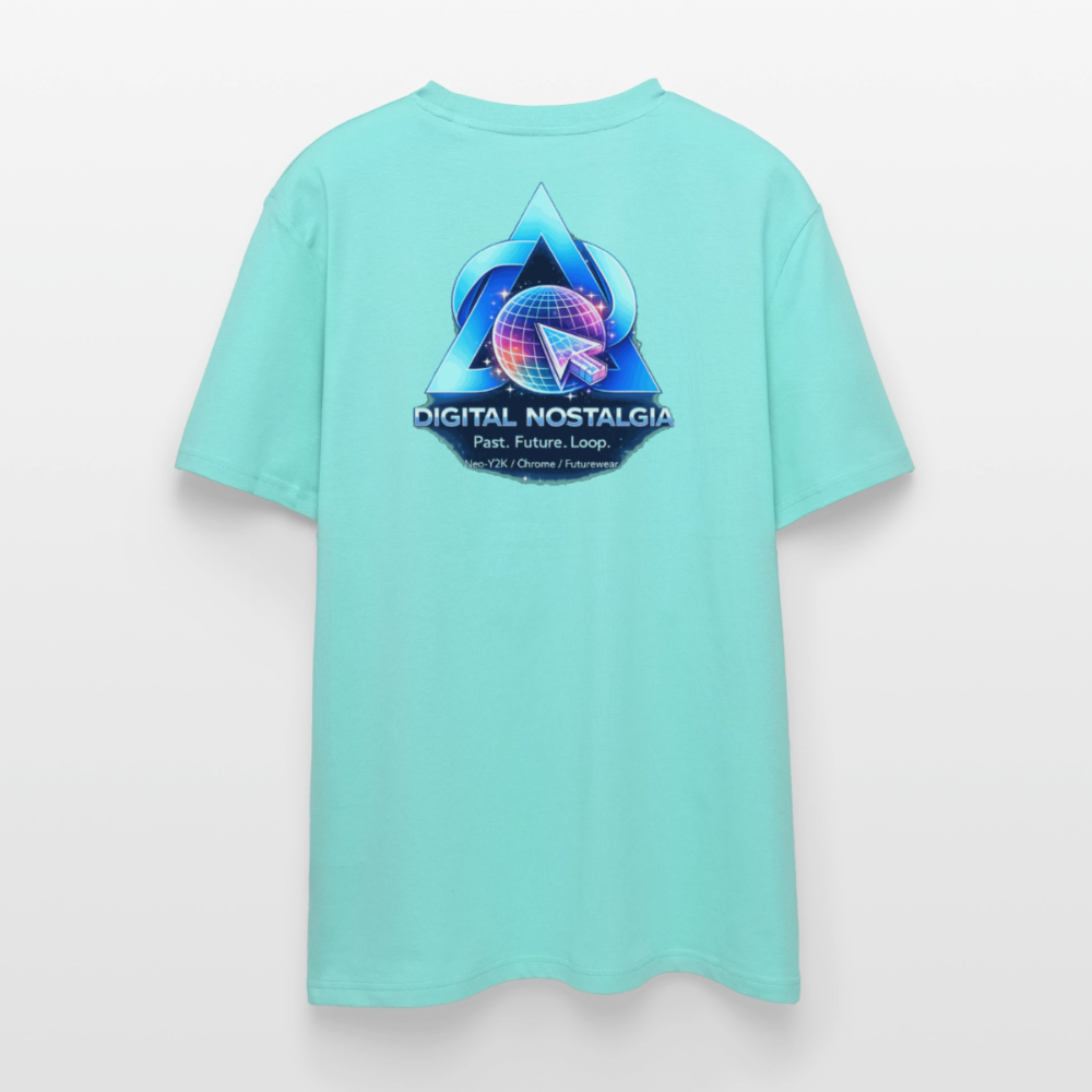 Organic T-Shirt - Eternal Quantum Era - pool blue