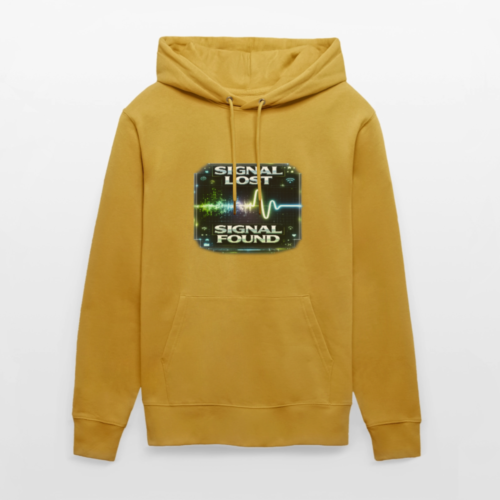 Organic Hoody - Signal Restored - ochre