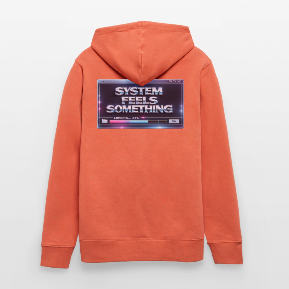 Organic Hoody - Sentience Loading Now - light red